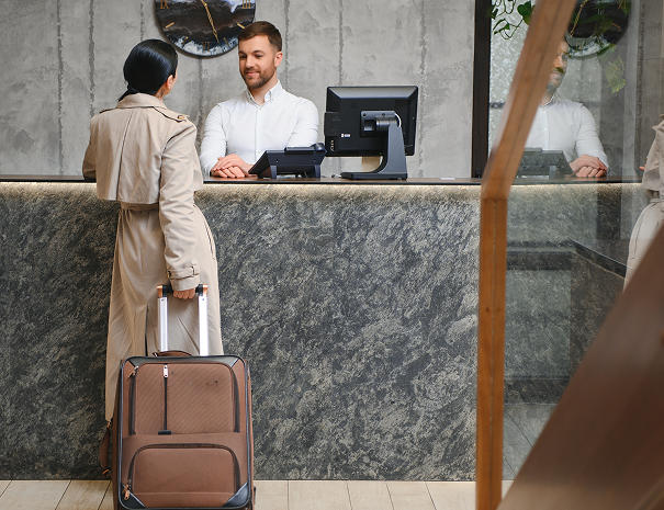 Personalizowany woreczek dla hotelu